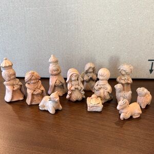 Handcrafted Terracotta Nativity Set